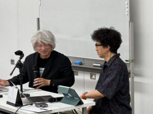 ビジュアルデザイン科講師・平井先生と長谷部先生による特別講義 講義風景